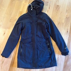 LLBean Fill Zip Long Down Winter Coat - XS Black